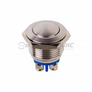 Rexant Кнопка антивандальная O16 Б/Фикс (2c винт) (ON)-OFF сфера (A16-A2) цена за шт,36-3230