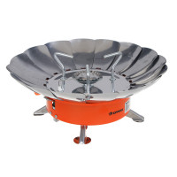 ЕРМАК Плитка газовая к бал. с цанговым захватом портативная с лепестками большая