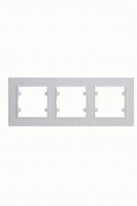 MAKEL Karea Line рамка СУ 3 мест. ЖЕМЧУЖНЫЙ 86100703