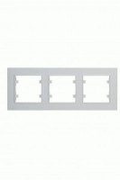 MAKEL Karea Line рамка СУ 3 мест. ЖЕМЧУЖНЫЙ 86100703