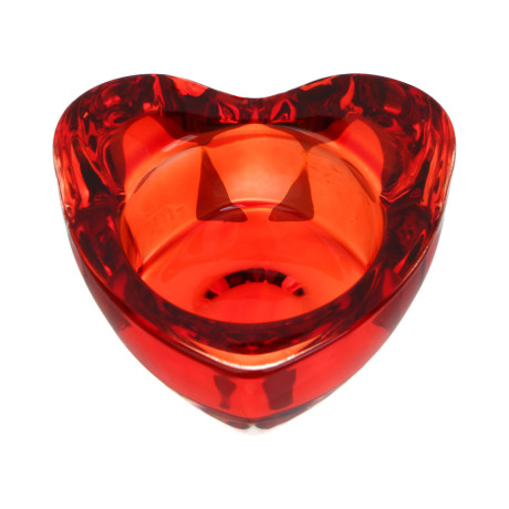 Подсвечник тм LADECOR стеклянный, 6,7x6,7x3см, для чайных свечей, 4 вида