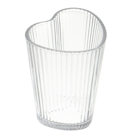 Набор бокалов для напитков тм LADECOR "Сердце" 200 мл, 2 шт, стекло