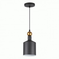 ODEON LIGHT 4085/1 ODL19 229 черн./зол. подвес E27 1*40W BOLLI 150x150