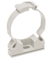 IEK держатель (клипса) с защелкой CFC25 d25мм (уп.100шт, цена за 1шт) серый CTA10MP-CFC25-K41-100