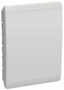 IEK TEKFOR бокс (корпус) пластик. ЩРВ-П-54 мод. встраиваемый, белая дверь IP41