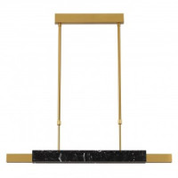 ODEON LIGHT 4361/25L MIDCENT ODL24  черн мрамор/бронз/акрил подвес IP20 LED 25W 3000K 220V MARMI