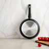 SATOSHI Оникс Сковорода литая d26см, антипригарное покрытие "мрамор", съемная ручка, индукция