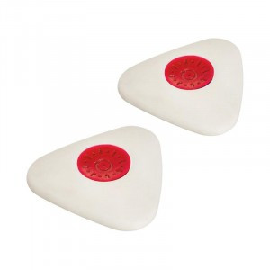 Ластик Attache треугольный, с пластиковым держателем 2шт/уп, цена за 2шт (563890) 919747