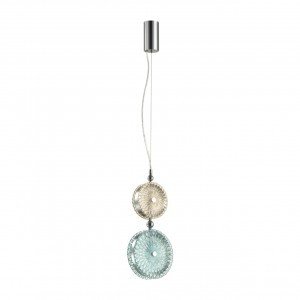 ODEON LIGHT 5416/13LD L-VISION ODL_EX23 52 хром/желт/голуб стекло Подвес LED 13W 4000K CARAMELLA