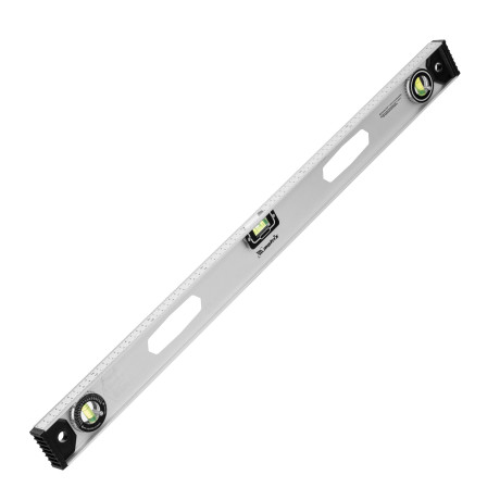 Уровень алюминиевый "Рельс", 800 мм, 3 глазка (1 поворотный) Matrix