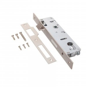 Апекс 7300-35-NIS мат. никель 35мм под ц/м, м/о 85 мм Замок врезной б/руч (30)