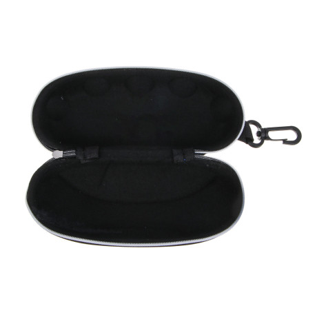 ЮL Футляр для очков на молнии с карабином, ЭВА, 16х6,5см, 3 цвета