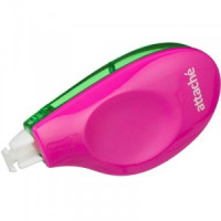 Корректирующая лента Attache Neon, 5мм x 6м, розово-зелен, блистер Арт.1578483