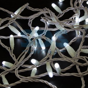 Гирлянда-нить ул. 100LED бел. 10м, бел.ПВХ, без б/п (код677681) соед., 220V 305-165 Neon Night