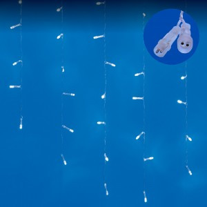 Гирлянда-бахрома статич. 200 LED белый 6x0.7м ULD-B6007-200/STK WHITE IP44 Uniel