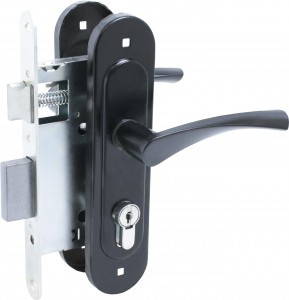 Птимаш ЗВ4-3.07 (ЗВ4-0623) черный м/о 55 Замок врезной с/руч (10)