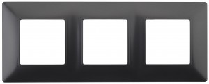 ЭРА 14 Elegance рамка СУ 3 мест., антрацит 14-5003-05 4896