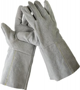 Краги СИБИН из спилка, XL, длина-350мм