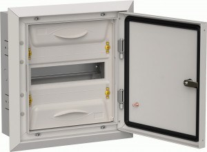 IEK TITAN 5 щит (корпус) метал. ЩРв-12 (380х365х130) встраиваемый сер IP54 TI5-50-V-012-31-7035