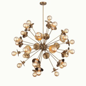 ST LUCE св-к подвесной 30x40W E27 1000x1840 Латунь IP20 SL1111.303.30