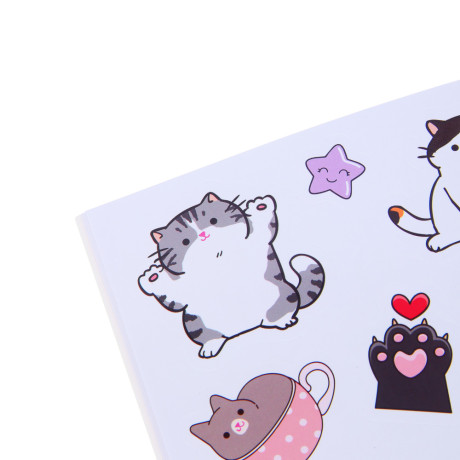 ХОББИХИТ Альбом " Sticker book" 21х14см, картон, бумага, 4 дизайна