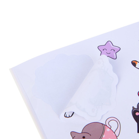 ХОББИХИТ Альбом " Sticker book" 21х14см, картон, бумага, 4 дизайна