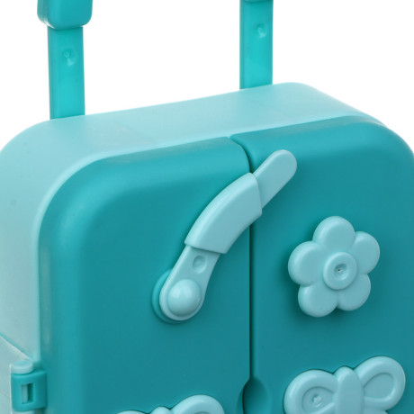 ИГРОЛЕНД Набор игровой в чемодане, сюрприз, ABS, PP, бумага, 10х4,3х14,3 см