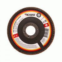 KRANZ Круг лепестковый торцевой, P100, 115х22,2мм KR-90-0008