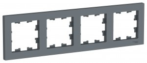 Systeme Electric AtlasDesign рамка СУ 4 мест. грифель ATN000704 (5!)