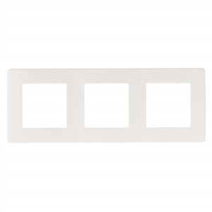 ЭРА 12 рамка СУ 3 мест. САТИН, бел. 12-5103-01 8540