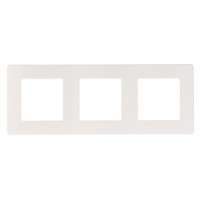 ЭРА 12 рамка СУ 3 мест. САТИН, бел. 12-5103-01 8540