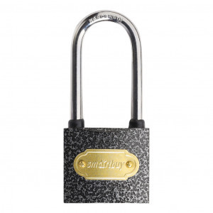 Smartbuy Замок навесной,Ш33xВ38мм, удлиненная дужка d=5,5мм, 3 кл., SBT-LK-3833L