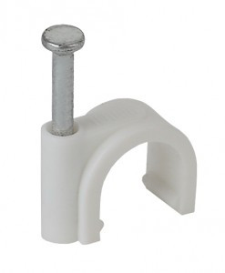 ЭРА скоба круглая пластиковая 6мм (уп. 50шт., цена за уп. ) 4331