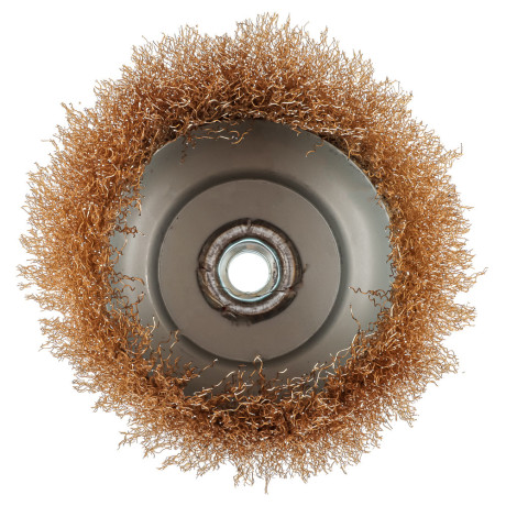 ЕРМАК Щетка металл. для УШМ 125мм/М14 (чашка)