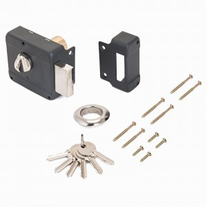 АЛЛЮР ЗН 1-1-1 малый корп.  1 ригель без зщ. Аналог блестящих накл. замков Замок накладной (20)