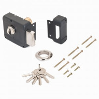 АЛЛЮР ЗН 1-1-1 малый корп.  1 ригель без зщ. Аналог блестящих накл. замков Замок накладной (20)