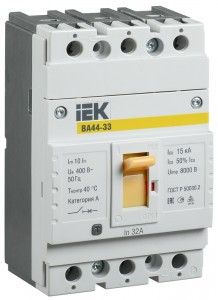 IEK автоматический выкл. ВА44 33 3Р 32А 15кА SVA4410-3-0032
