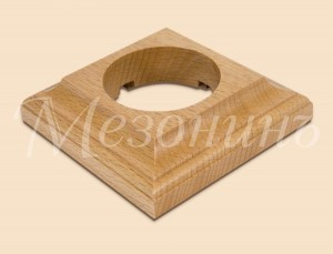 МЕЗОНИНЪ Рамка дерев. 1 мест. "Престиж", бук натуральный, для наруж. и внутр. монтажа GE70706-25