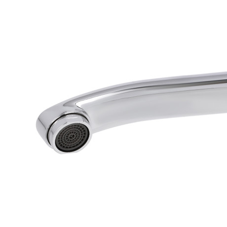 СоюзКран Смеситель для кухни, низкий излив 25см, керам. картридж 35мм, хром, цинк, SK01-I103