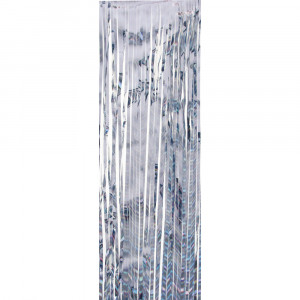СНОУ БУМ Дождик с волнистым переливом, 15х100см, ПВХ, 2 цвета (синий, серебро)