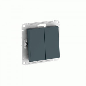 Systeme Electric ATLASDESIGN мех. выкл. (перекл проход)СУ 2 кл. 10А(автоклем)ИЗУМРУД ATN000865S (5!)