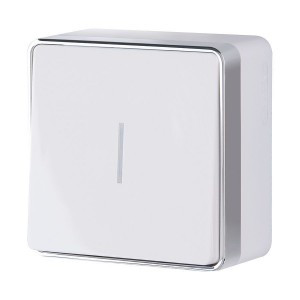 Werkel выкл. ОУ 1 кл. 10A (инд.) Gallant (белый) W5010101 a051578