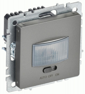 IEK BRITE Датчик движения ДС10-1-БрС сталь, max 500Вт, 160гр, 6М, IP20 BR-MS10-N-150-05-K46