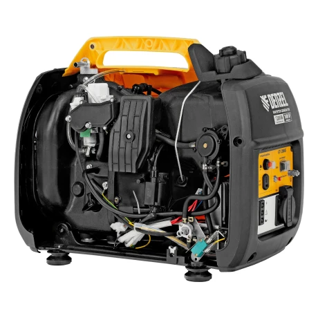 Генератор инверторный GT-1200iS, 1.2 кВт, 230 В, бак 2.4 л, закрытый корпус, ручной старт Denzel