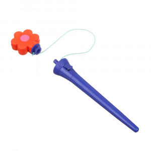 Ручка-антистресс шариковая синяя &quot;Стреляющая фигурка&quot;, 18,5 см, шнурок, 3 диз., полиэстер, ПП, арт2