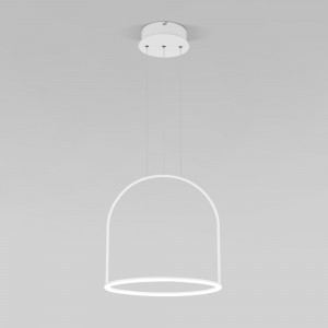 Eurosvet св-к подвесной 22W 2270lm 2K-4K-6K 400х400х1500 мет. бел. Пульт ДУ Over 90322/1 a064957