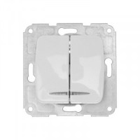 KRANZ DEA мех. выкл. 2кл (инд) СУ 10А Бел KR-78-0203