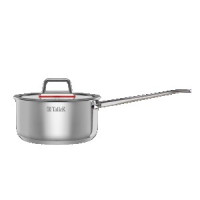 Ковш нерж сталь с крышкой Тенденси 0,9л стенки 0,6мм дно 2,8мм, индукция TR-17271 TalleR