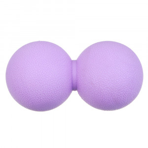 SILAPRO MAX Мяч массажный, сдвоенный, фиолетовый, 12х6см, ТРЕ