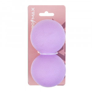 SILAPRO MAX Мяч массажный, сдвоенный, фиолетовый, 12х6см, ТРЕ